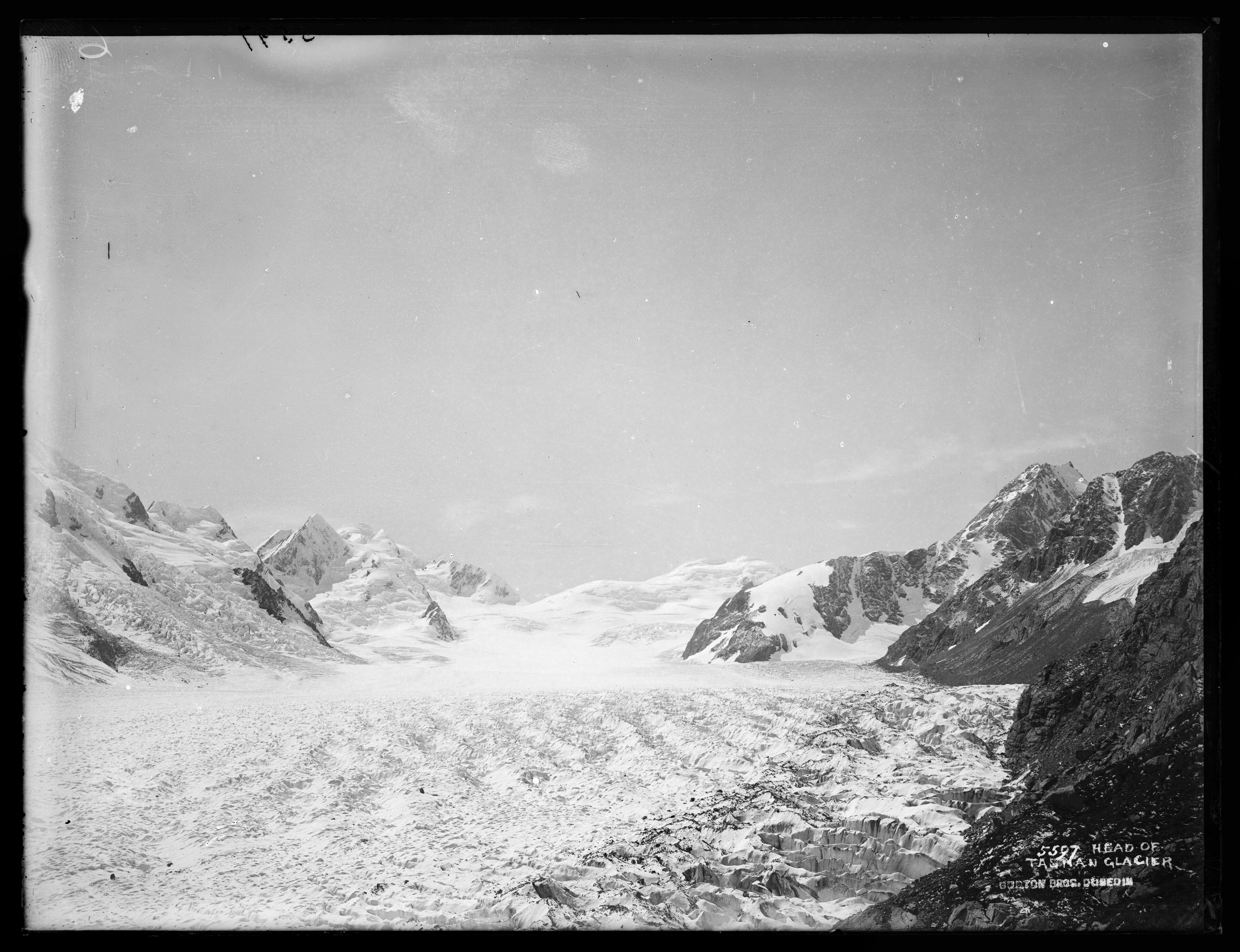 Head of Tasman Glacier