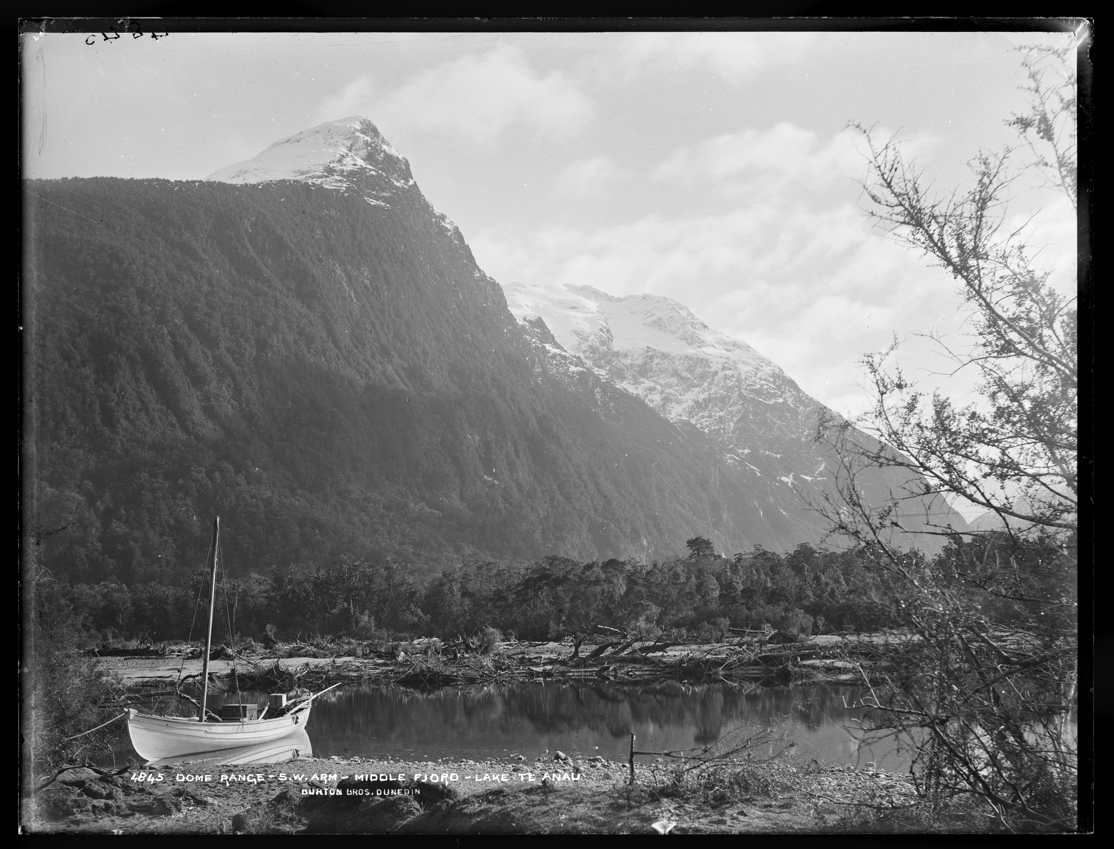 Taken from where Junction Burn runs into the Fiord, near where I imagine Burton camped. The range shown is unnamed, but stands between Junction Burn and the Doon River.