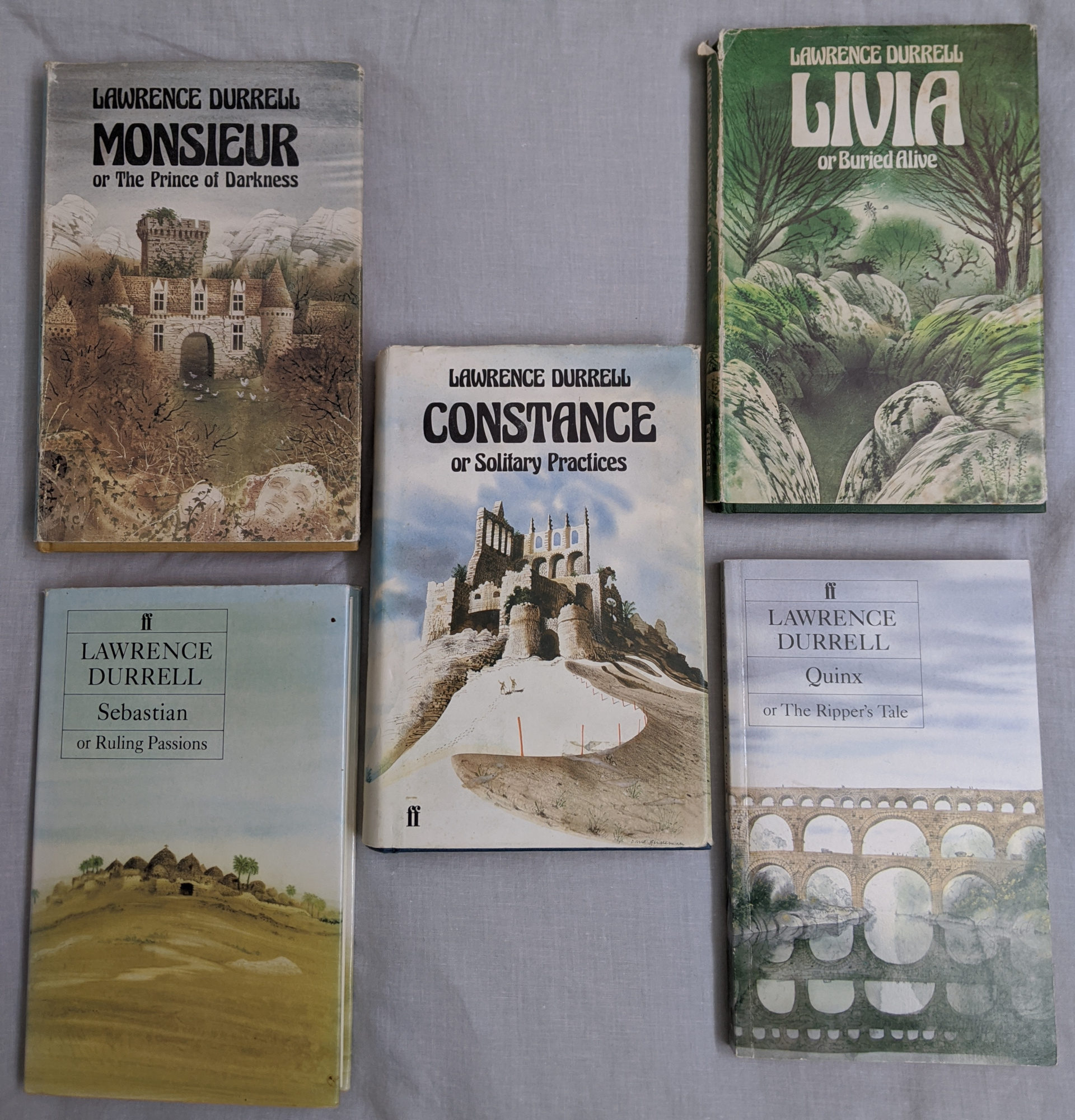 Avignon Quintet Book Covers