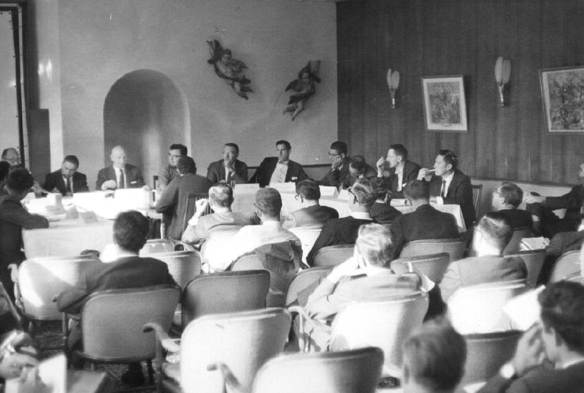 Photograph from the conference.