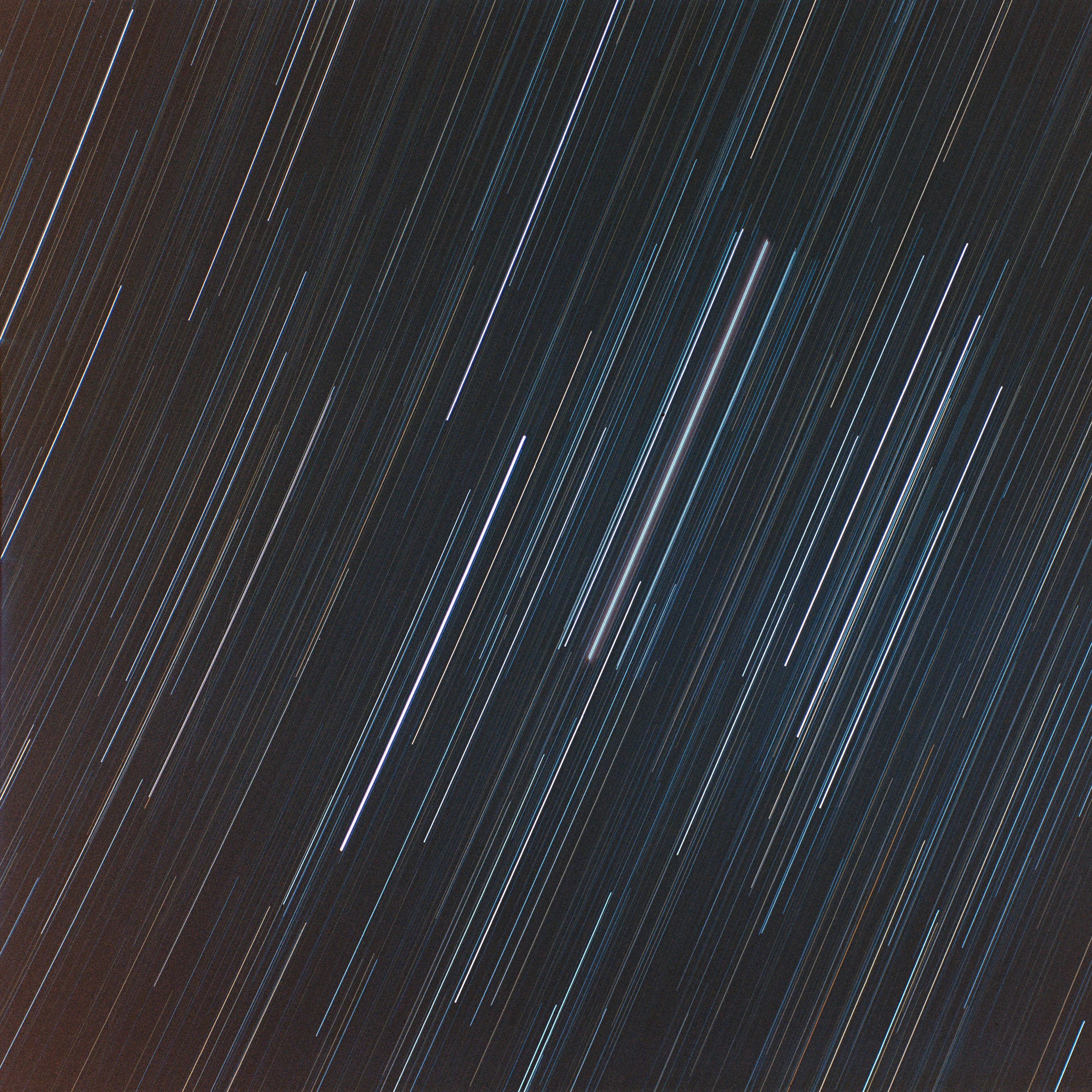 Star trails over Ohau.