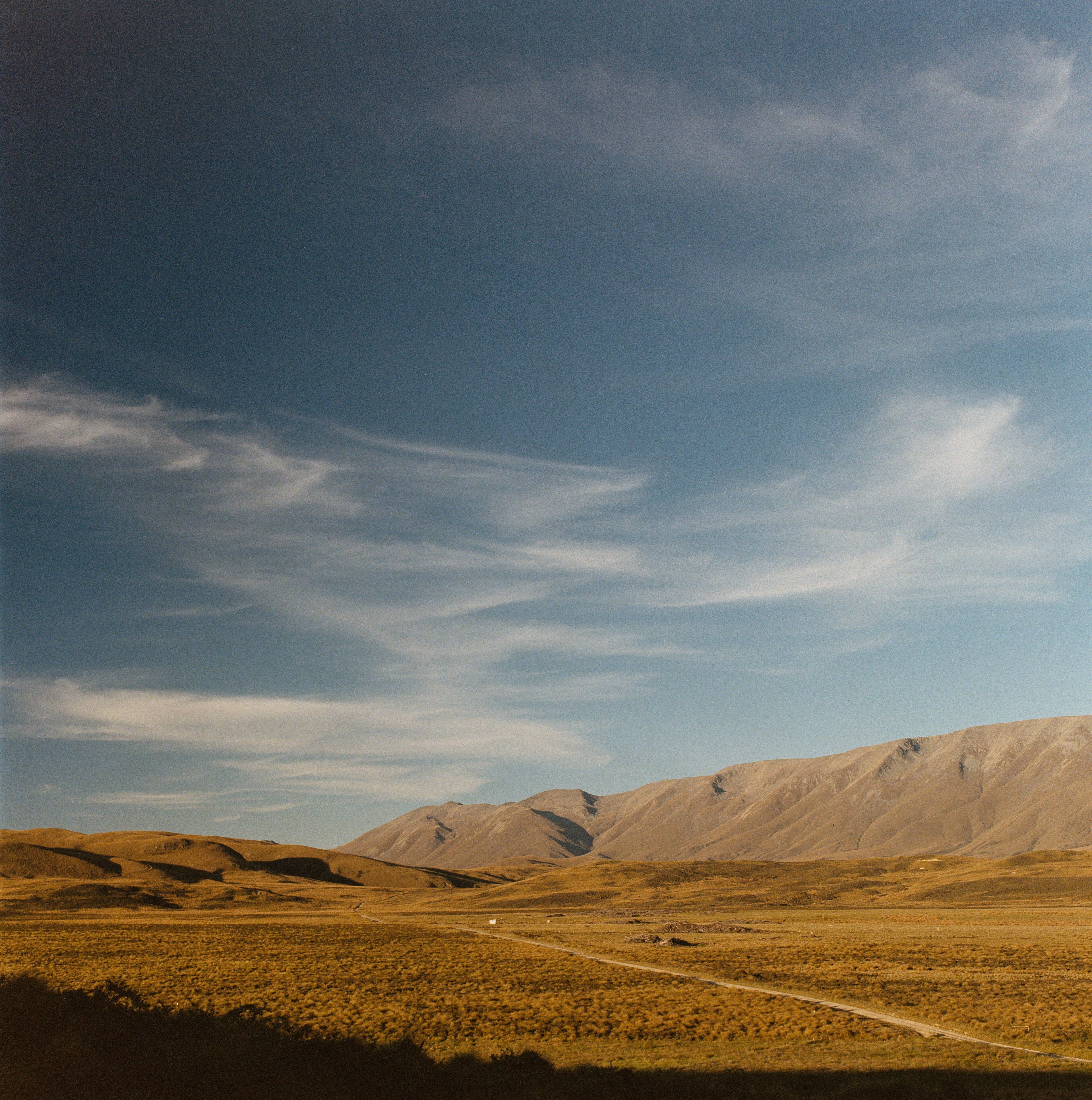 Landscape north of the Home Hills. Hawkdun Range.