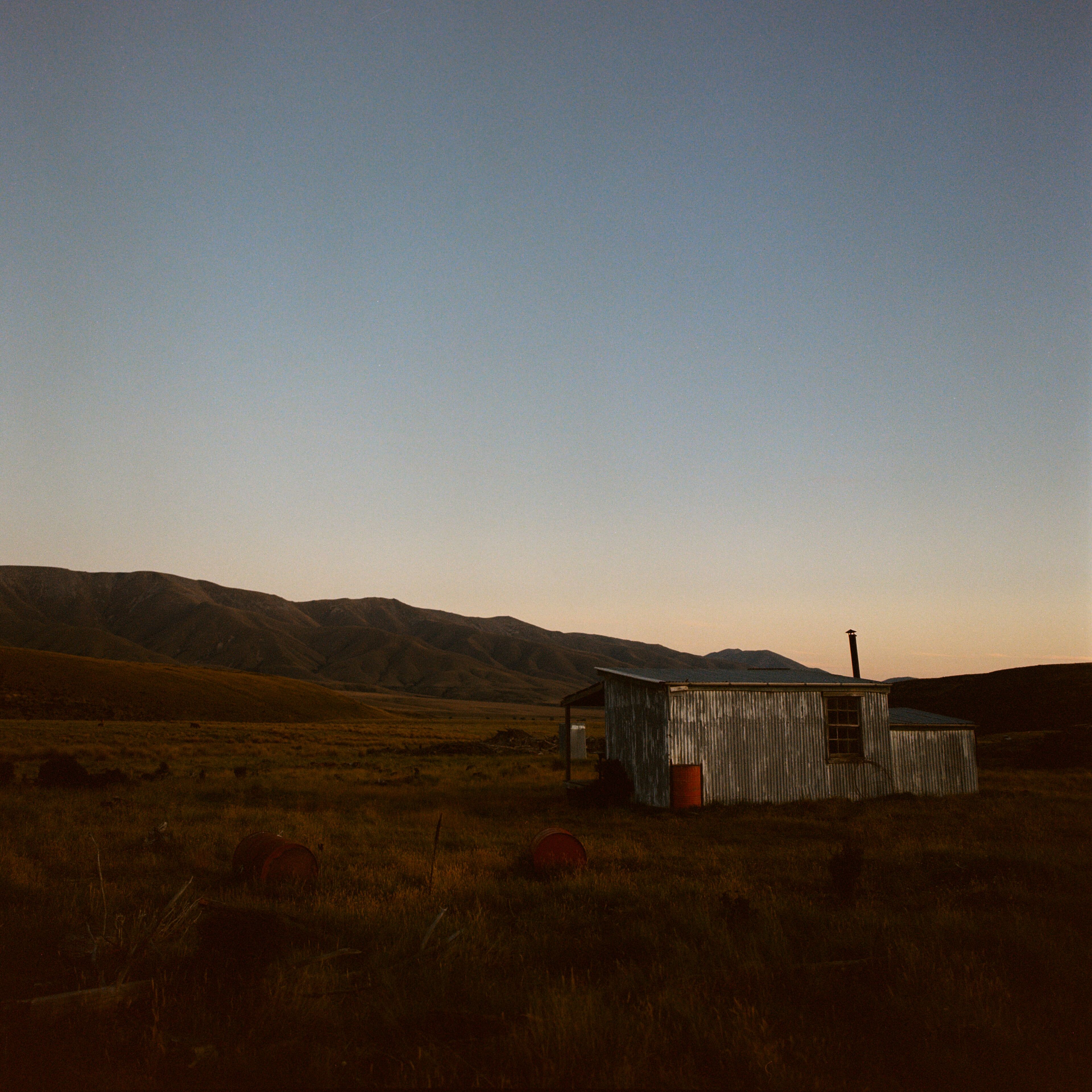 Hut at dusk II.