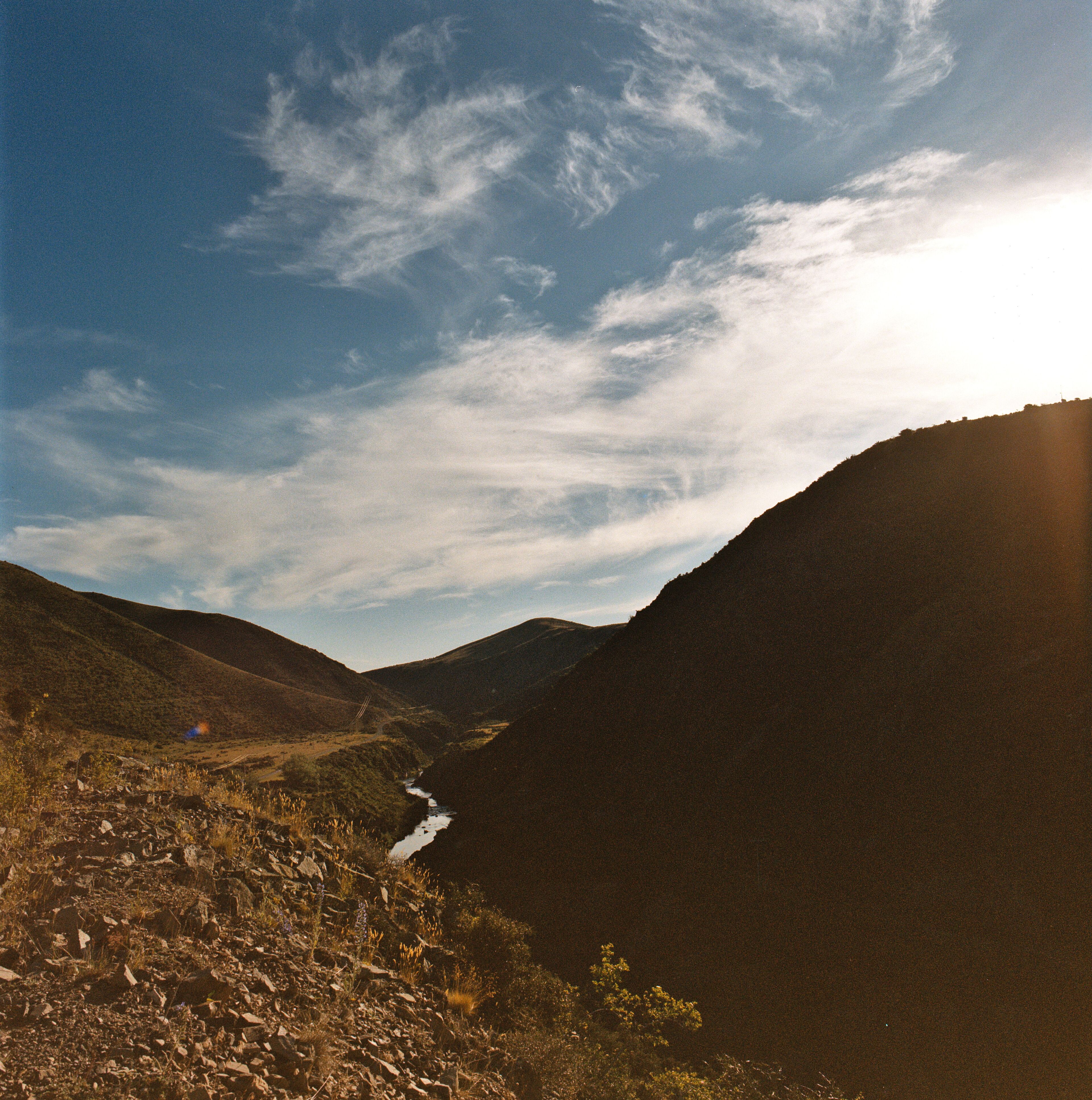 Below, above Falls Dam.