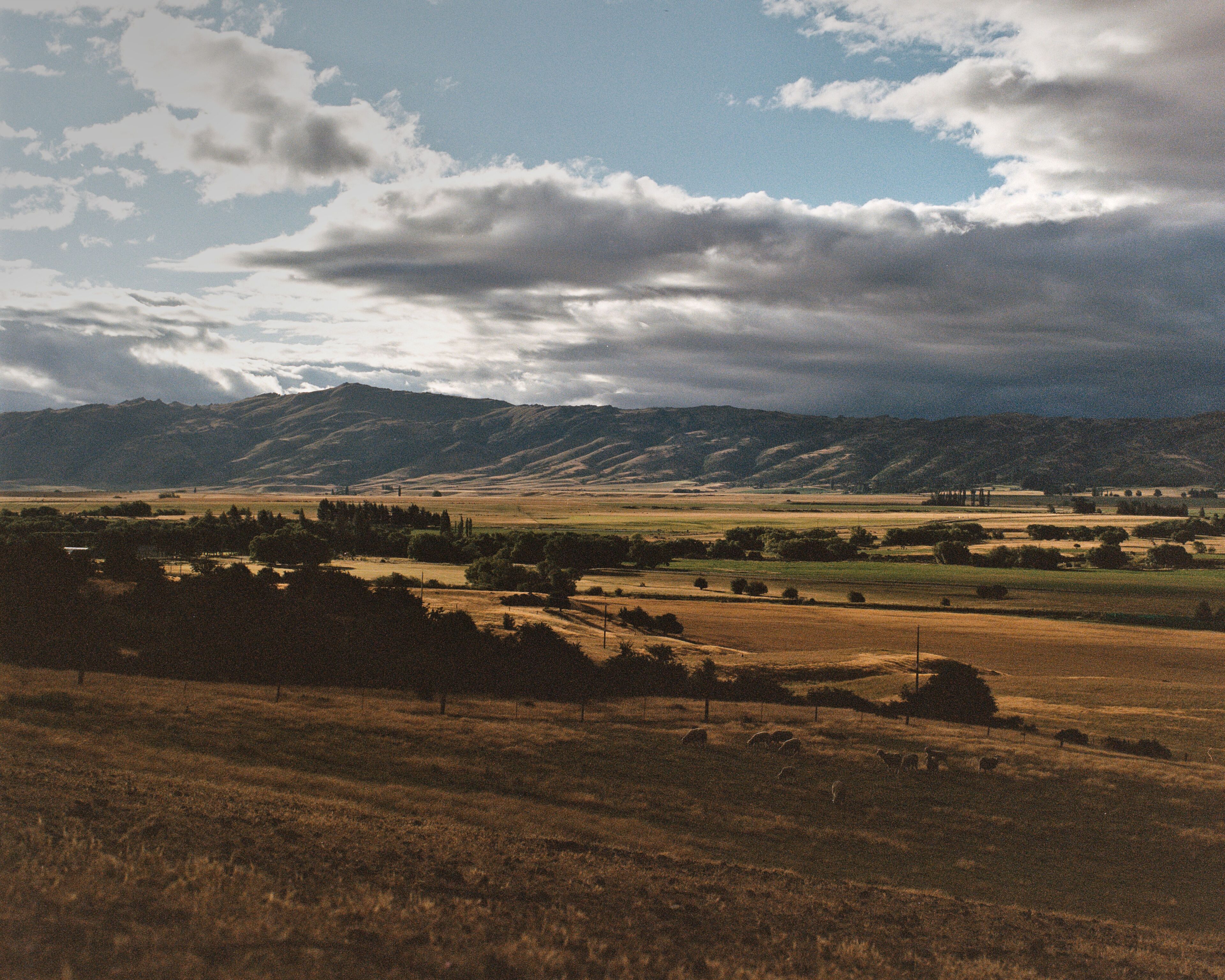 Sunset in the Ida Valley.